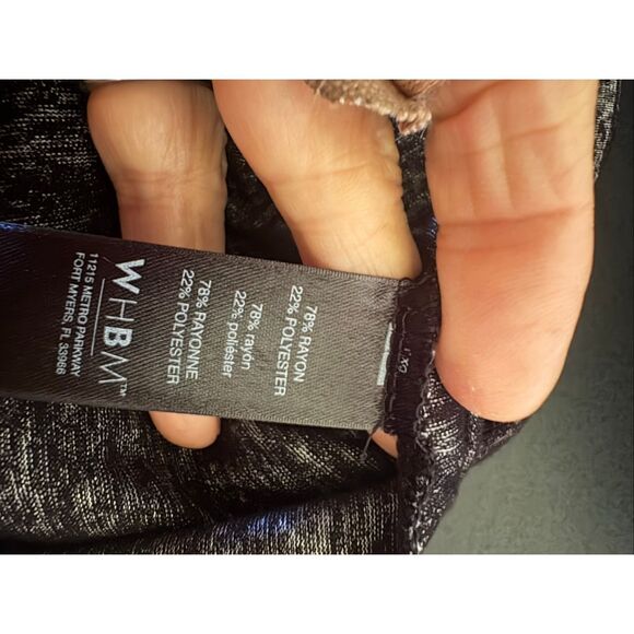 White House Black Market Womens Top, Size Large, Cowl Neckline, Sleeveless - Picture 5 of 6